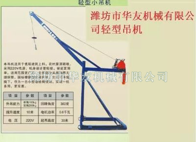 點擊查看詳細信息<br>標題：華友機械家用小吊機 閱讀次數：7964